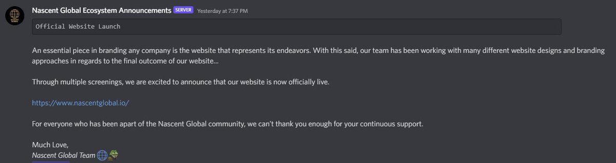 Nascent Global tweet media