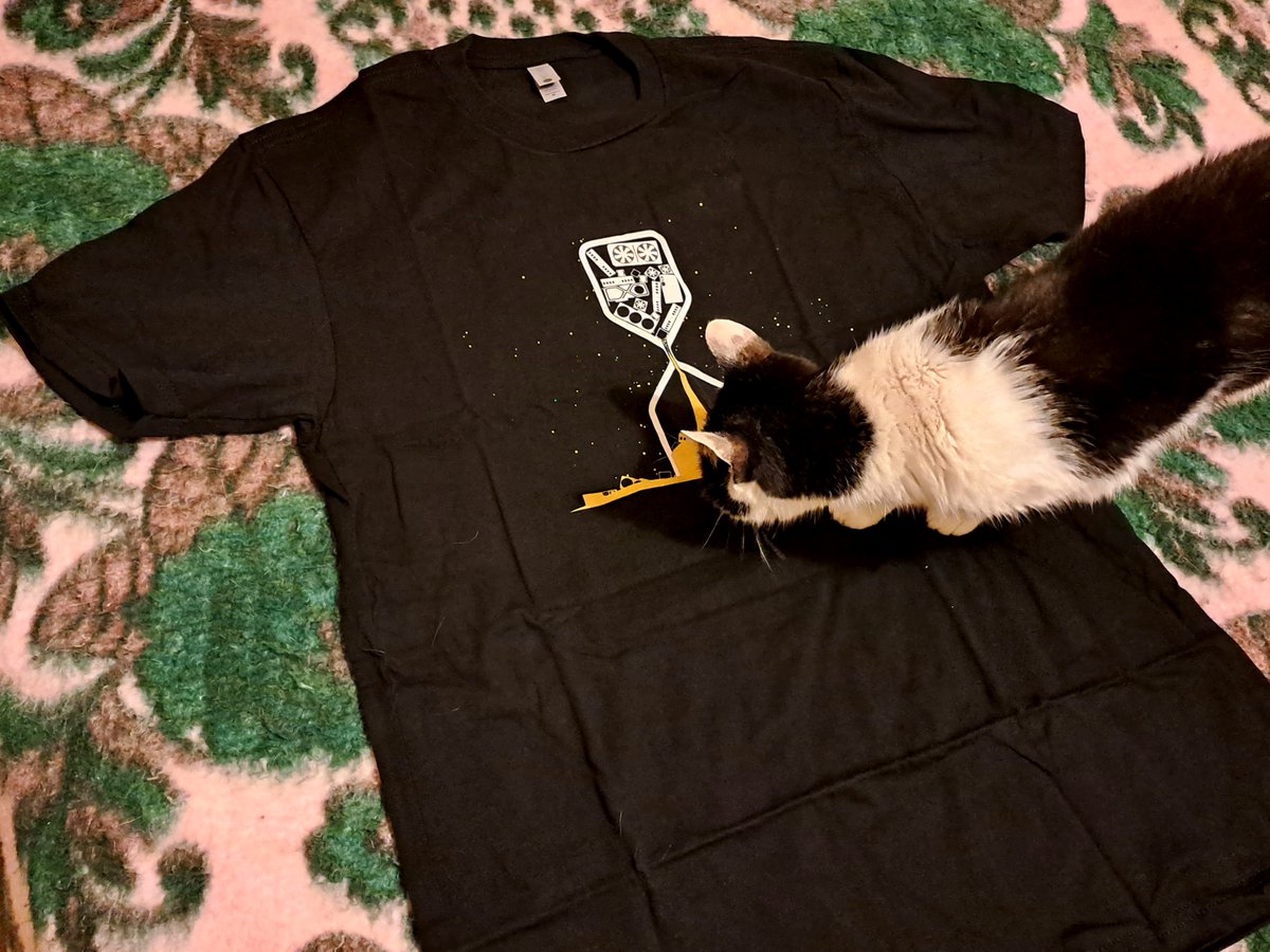 lcanau's tweet photo. Finally got my @GamersNexus t-shirt. Shipped on the beginning of September, took a week or so to get to Portugal, then marinated 40 days with Customs and the Post Office. Paid €14.5 on VAT/duty, which, added to the item price + postage, rounded up to around $50💸 https://t.co/0lq2CyI08h