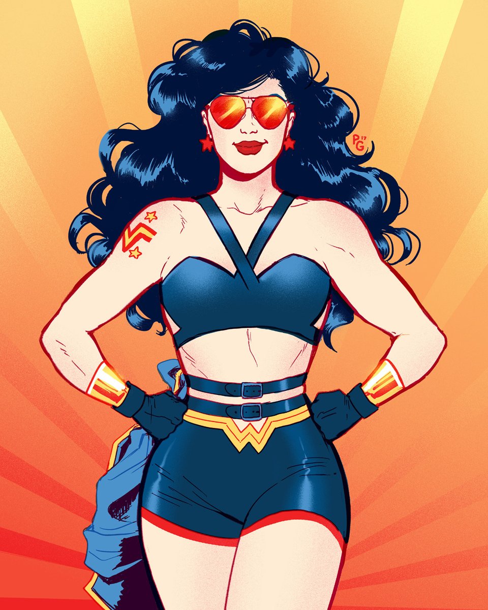 「 80s Wonder Woman. 」|Paulina Ganucheauのイラスト