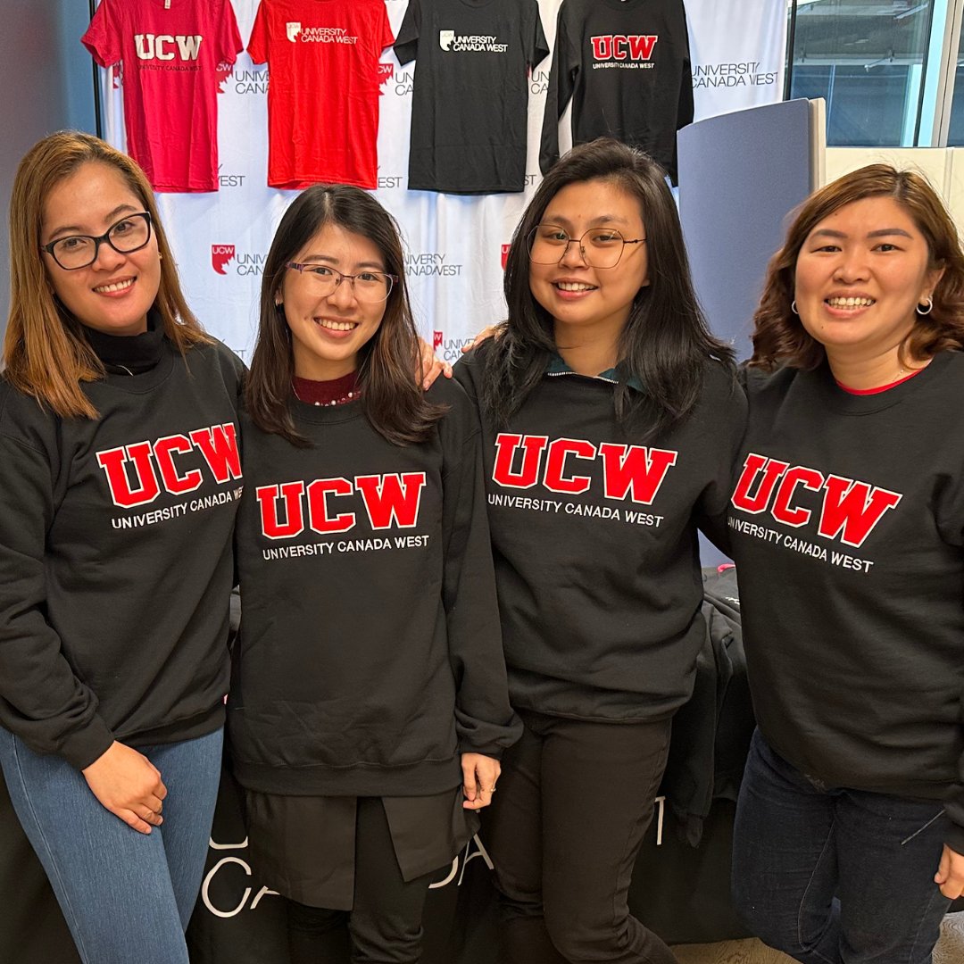 ucanwest's tweet image. It was great to see our students get fresh UCW merch at the Pop Up Shop yesterday. Thanks to everyone who attended! ✨

For those still looking for UCW gear, we will have another Pop Up Shop on Thursday, November 17. 

#MyUCW #StudentGroups #VancouverUniversity #StudyInCanada