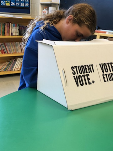 alcdsb_shrt's tweet image. Sacred Heart WI Ss voted today!  @alcdsb @studentvote #MYSP