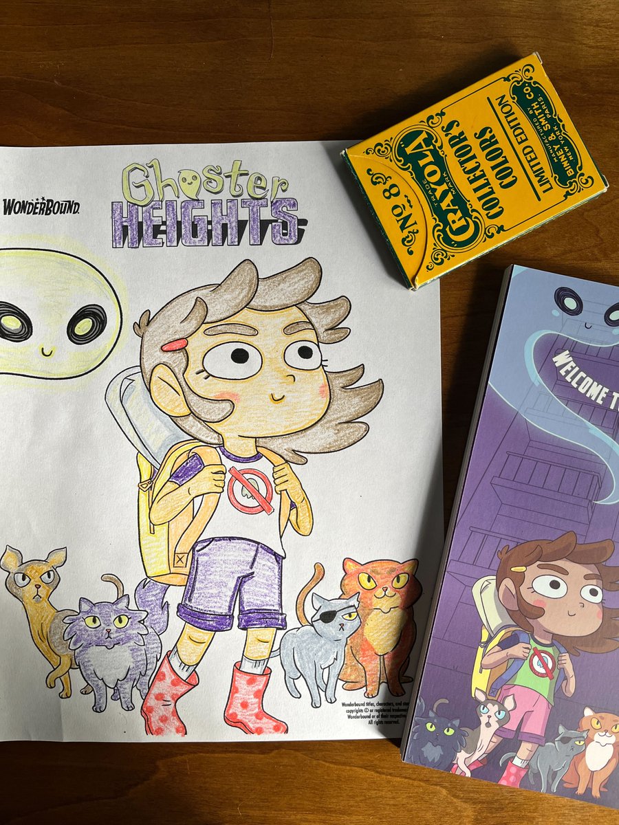 thevaultcomics's tweet photo. I'm not saying we broke out the crayons at HQ this afternoon... but I'm not *not* saying that either 🤫

Peep this awesome opportunity to score a spoopy season reading list essential, and if you haven't checked out Ghoster Heights yet, DO THE THING: https://t.co/y9wc8ilC86👻⬆️ https://t.co/EkD8n26zrj