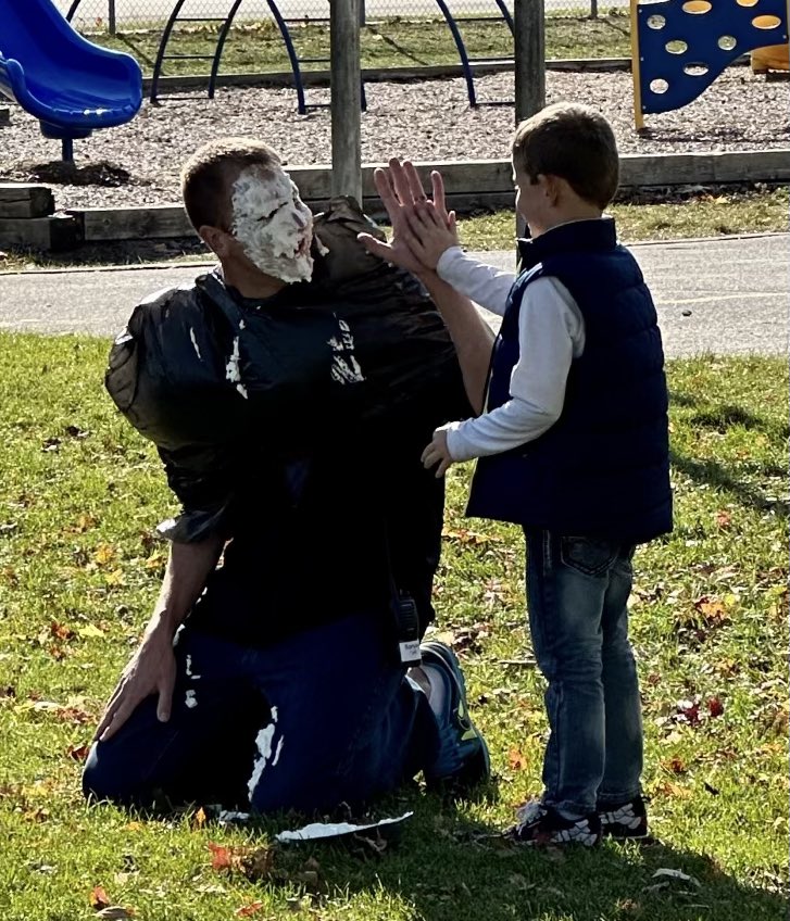 The Top Gator Dash earner pied the principal. Thanks for being a great sport, <a href="/mrharsay/">Alex Harsay</a> And thank you to the PTO  &amp; all that participated in Gator Dash 2022 <a href="/ghschools/">GHAPS</a>