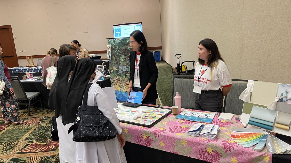 Are you interested in learning how to design an early learning environment? Learn at #sotf22 #earlychildhoodplayground #chaminadeuniversity
