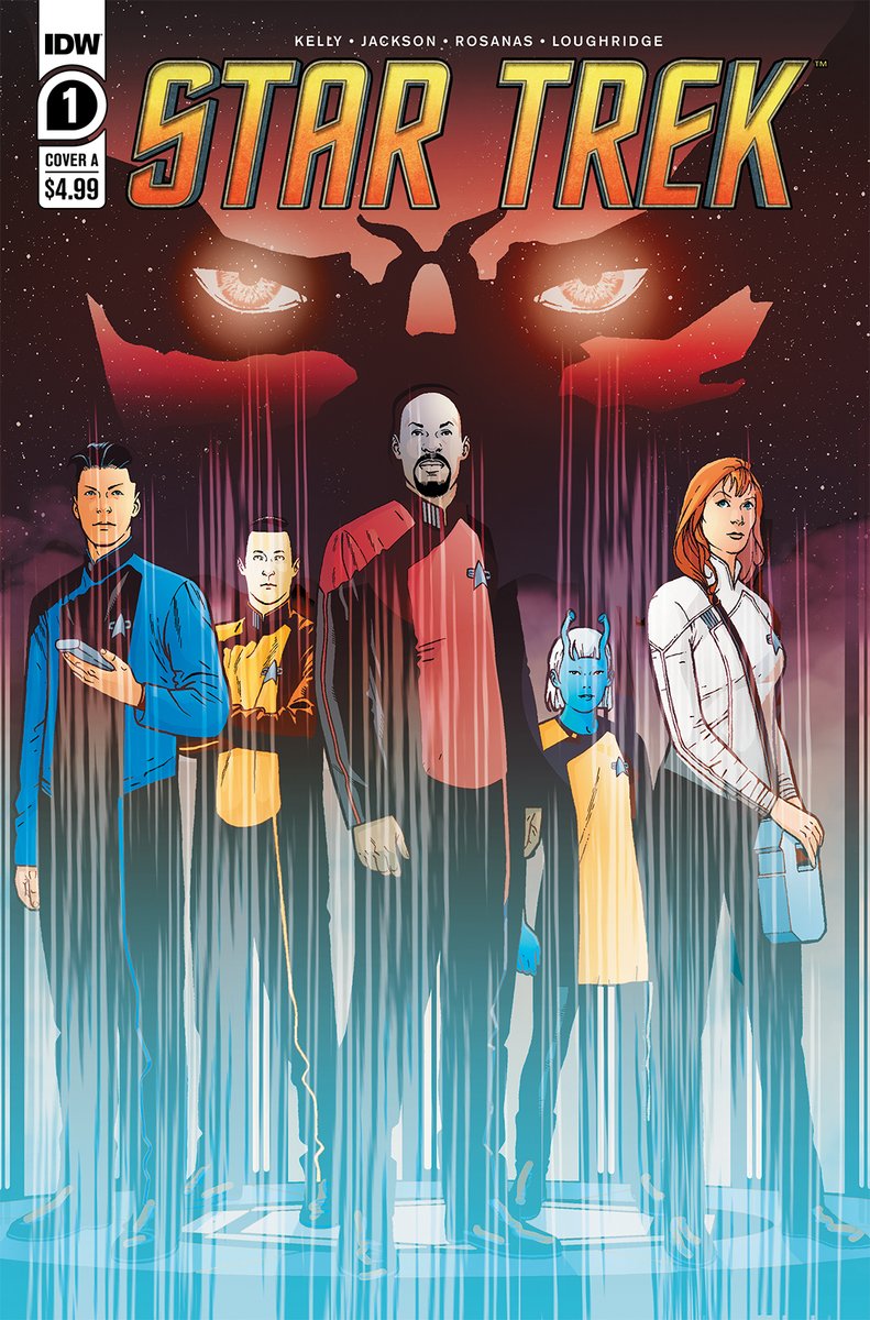 I see #StarTrekDS9 is trending, so this is a good time to say DO NOT PASS UP on Star Trek #1 out next week by @JacksonLanzing, @cpkelly, and @RamonRosanas (and @HeatherAntos!)! I got to read it early and it's fabulous and a great continuation of that story. In #comics shops 10/26