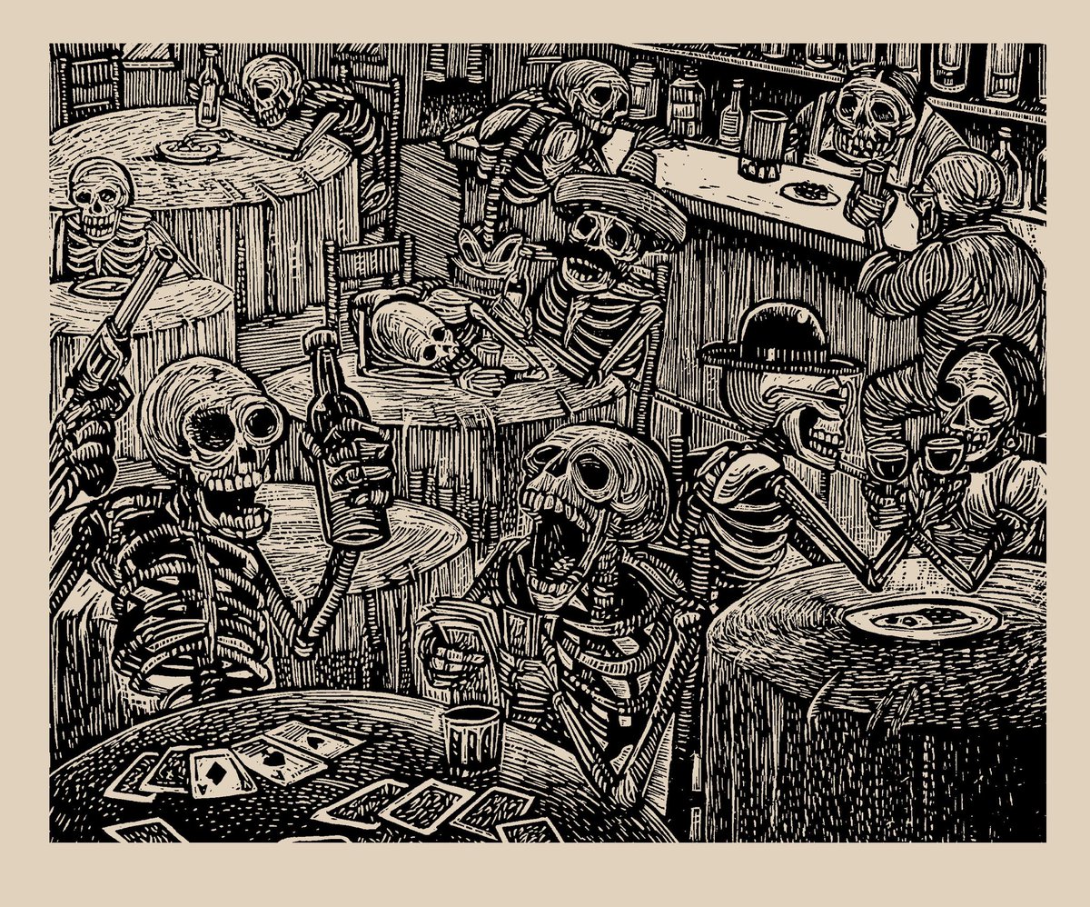 Dariomonero's tweet photo. La cantina. 
Xilografía 
40x47cms

https://t.co/naCTxdfBMb

#grabado #grabadomexicano #xilografia #grafica #ArteMexicano #gravura #grabadoenmadera https://t.co/OngcDv1Wz5