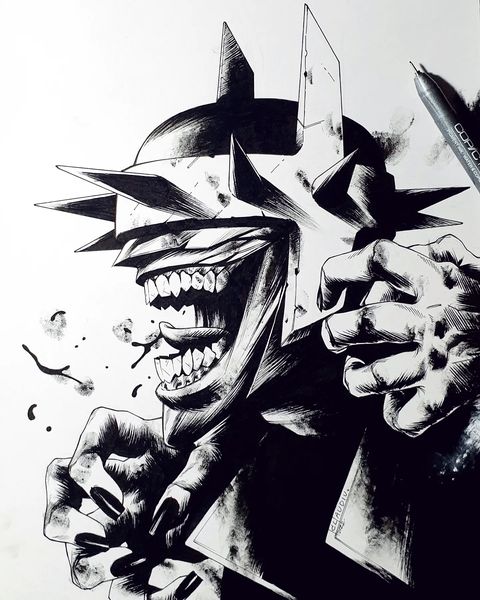 The Batman Who Laughs by Claudiu Limbasan #TheBatmanWhoLaughs