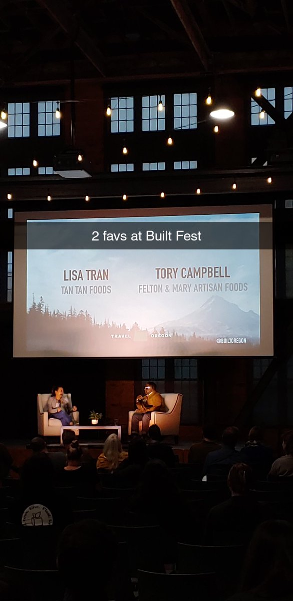 So good to hear these founders. Favorite flavors! <a href="/feltonandmary/">Felton & Mary's Artisan Foods</a>  and <a href="/tantanfoods/">Tan Tan Foods</a> <a href="/BuiltOregon/">Built Oregon</a>