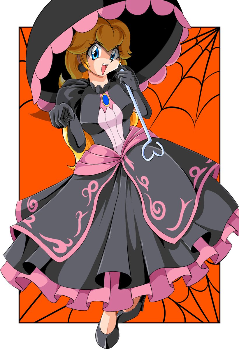 Princess Peach in a Halloween Theme dress for Redreaper
#princesspeach #Nintendo