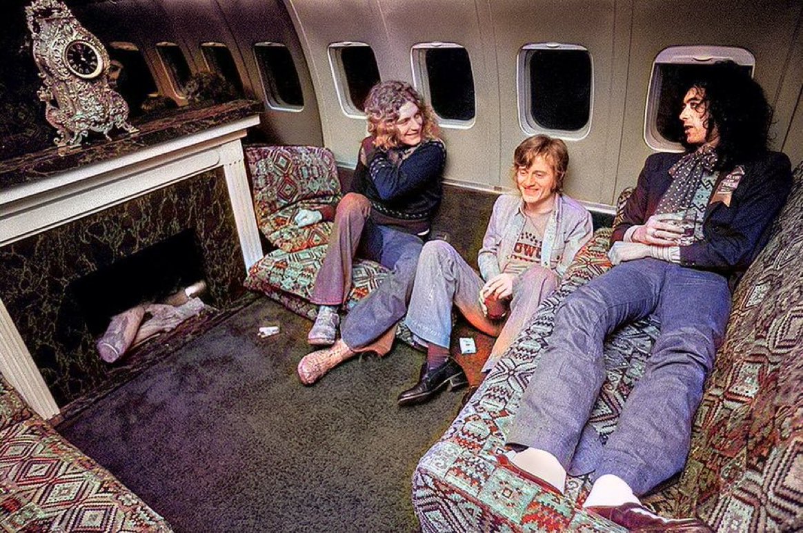 No matter how cool you are, just know Led Zeppelin had a fucking fireplace in their private jet and that’s still the bar.