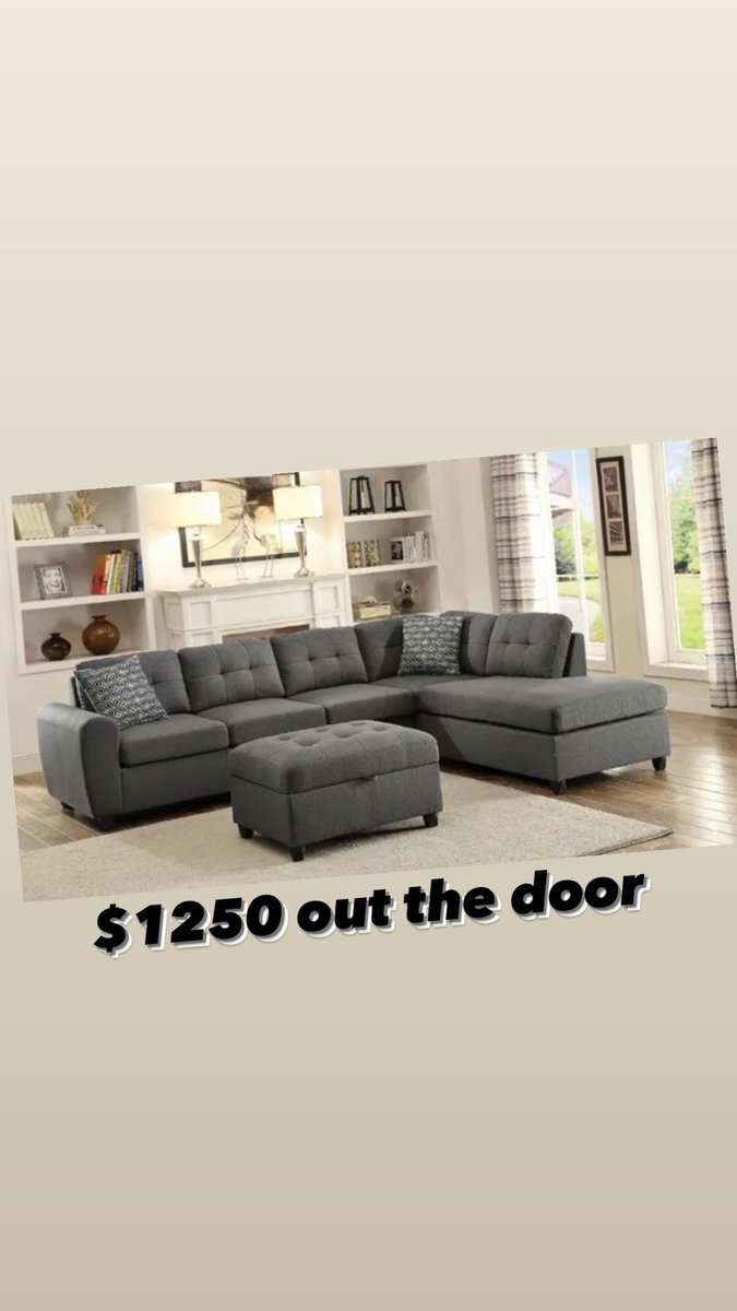 NCRevolution's tweet photo. Lovely sectional available this Saturday. Come see how comfortable it is. If you love it then it can go home with you.

  #furniturerevolution #jacksonvillenc #homedecor #livingroomideas #livingroomdesign #livingroomdecor #livingroom #sectional #furniturestore #furnituredesign https://t.co/HnqX7nPUcd
