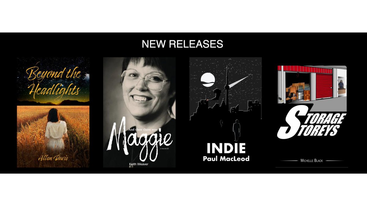 Check out our new releases! Find out more about these and other books at iguanabooks.ca

Allan David, Beyond the Headlights
Keith Weaver, And Then There Was Maggie
Paul MacLeod, INDIE
Michelle Black, Storage Storeys

We're proud of our authors! #hybridpublishing