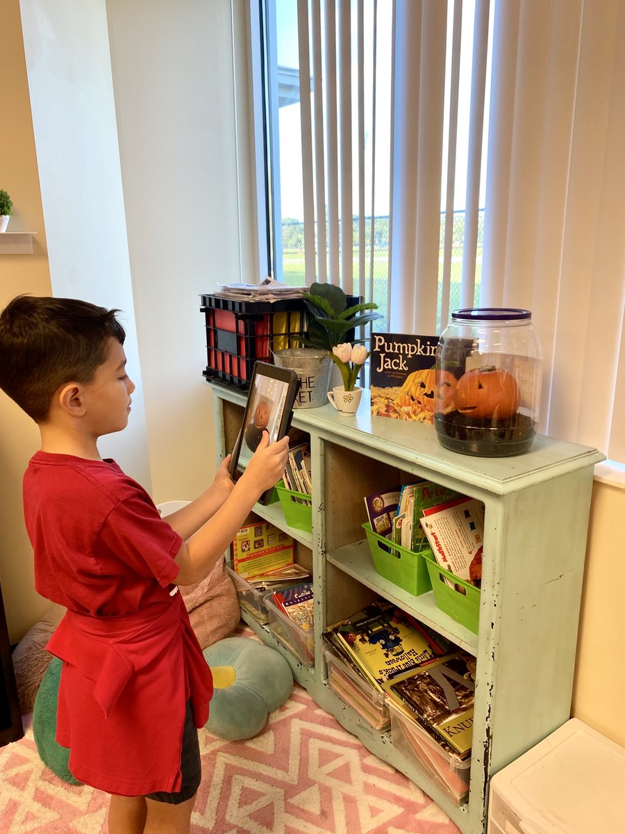 CollierCharter's tweet photo. Join our 1st-grade scientists as they explore how Pumpkin Jack changes over time! Using their iPad devices to collect data, they will create an iMovie of their experiment! The full story is linked in our bio. 
@AppleEDU @CSUSAhq @CSUSA_FL_IT @mslaurenberry #CSUSAToday #CSUSAproud https://t.co/Ep3JeXI3tY