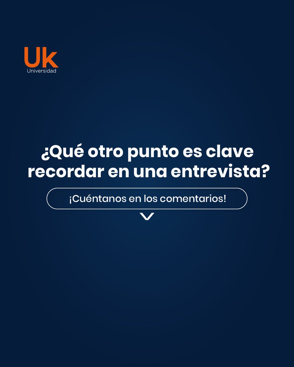 uk_universidad's tweet photo. Para que esto no te pase en tus próximas entrevistas laborales, te explicamos qué tener en cuenta al hablar con los reclutadores 😉

¿Qué otro punto consideras que es clave recordar en una entrevista? 👀💼

 #EstudiaEnLinea #Lideres #habilidades #empresariosexitosos #tipsempleo https://t.co/bVrhSs3hX4