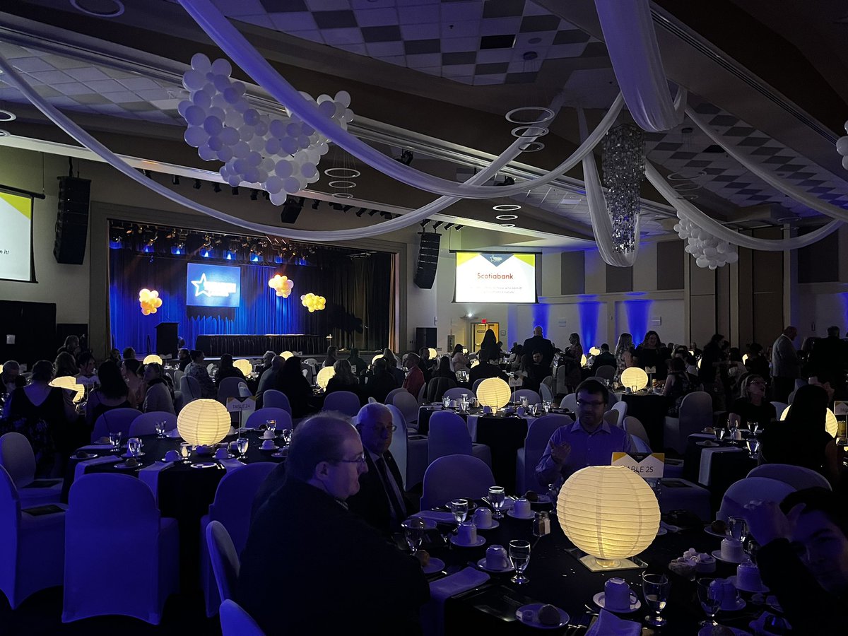 Honoured to be here at the <a href="/cbregchamber/">Cape Breton Regional Chamber of Commerce</a> Excellence in Business Awards! The <a href="/nspowerinc/">Nova Scotia Power</a> #Makerspace is nominated for #innovation and #advancement award! Congratulations to all the amazing nominees! @navigatestartup