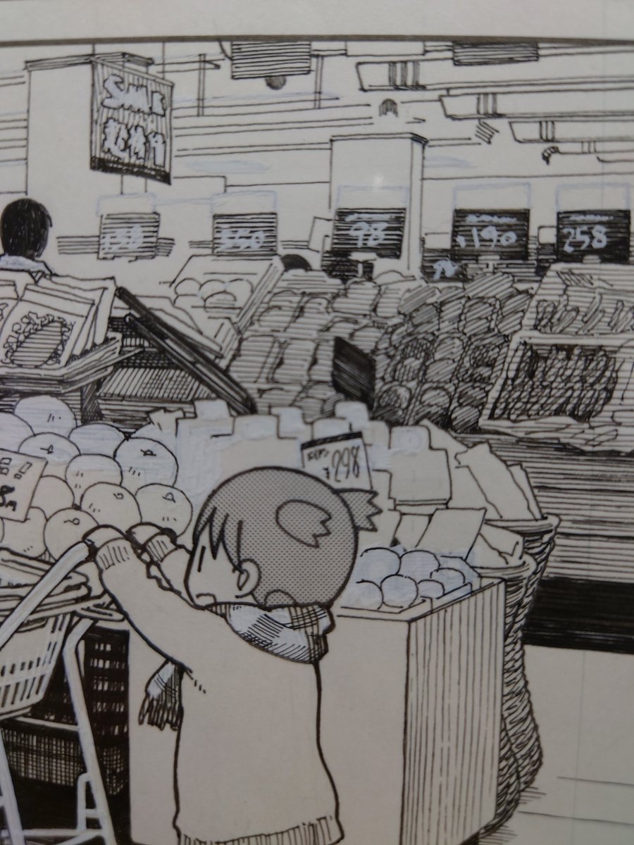 改めて すごく描き込む!→ホワイトで消す!の形跡が一番興味深いポイントでした 単純に情報量調整のためだったり環境光表現だったり色々な場面でふんだんにホワイトが使われている 全く手数を惜しんでおられない 