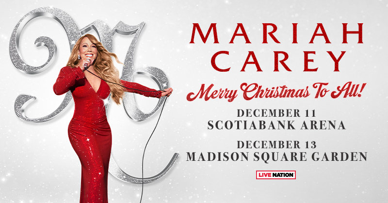 🎄 Just announced! @MariahCarey is bringing holiday cheer to Toronto and New York City this December with Mariah Carey - Merry Christmas To All! 🎄 Tickets go on sale this Friday at 10a local right here livemu.sc/3eO2WjV