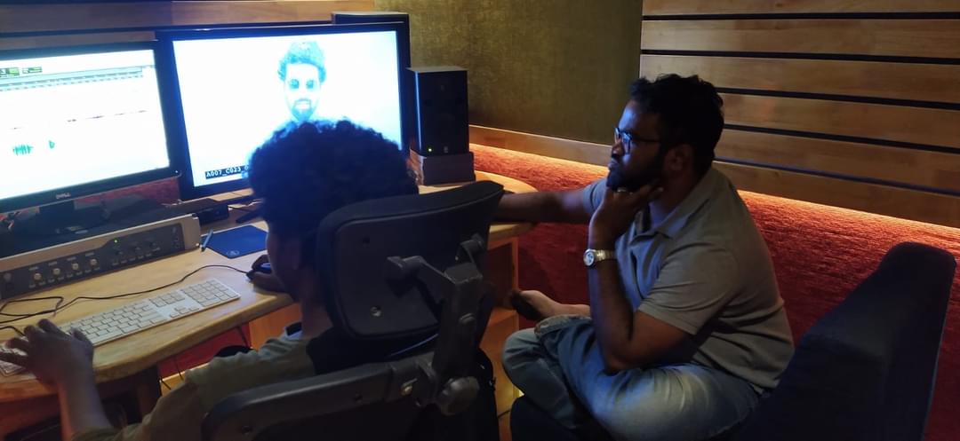 Sridhar_Dir's tweet photo. Dubbing works in progress 

#DearDeathMovie https://t.co/qe5agH5qCx