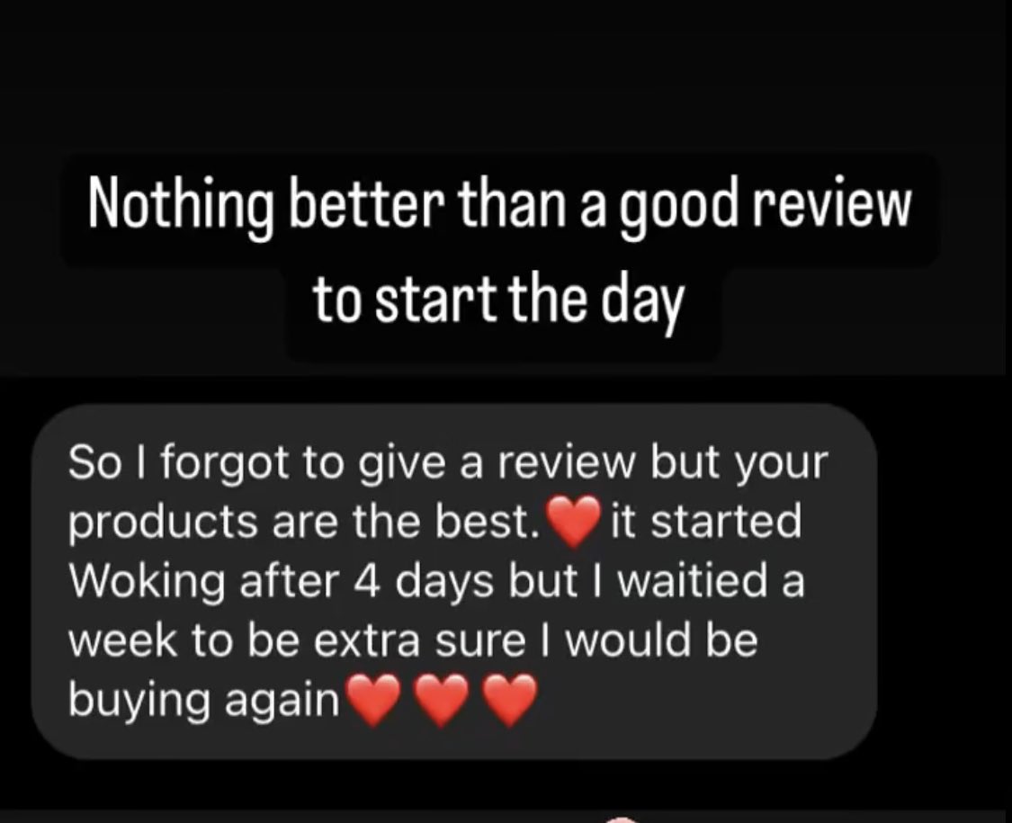 Reviews from pleased customers