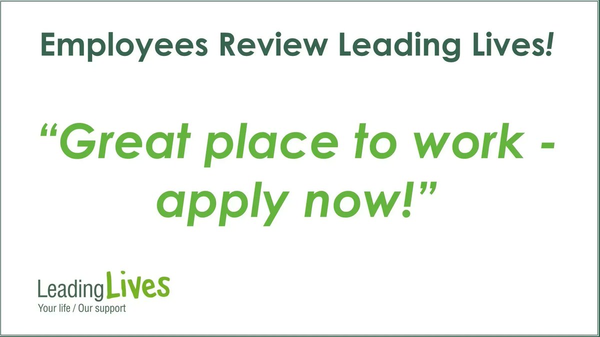 LeadingLives's tweet photo. You may have seen we celebrate our employees a lot here, and it's great to know they feel the same about us! We've just received another 5* review on #indeedjobs: "Great place to work - Apply Now! Starting rate is Β£10.90 ph https://t.co/zHXLM9XnQq
#jobsinsuffolk #socialcare https://t.co/XYALXjhim7