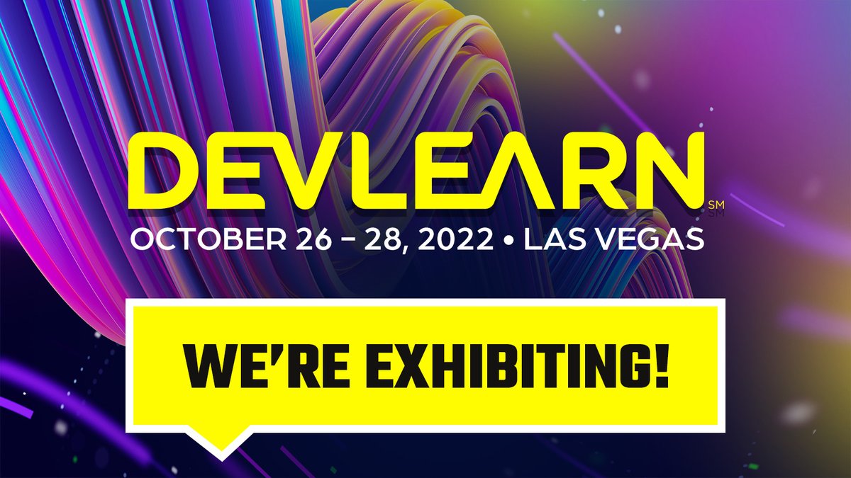Join Realizeit next week at North America’s largest Learning Technologies Event, <a href="/devlearn/">DevLearn</a> Conference &amp; Expo, to learn how Realizeit makes it easy to apply personalized adaptive learning to training your most critical roles. Visit our team at Booth #501! bit.ly/3VPuyFW