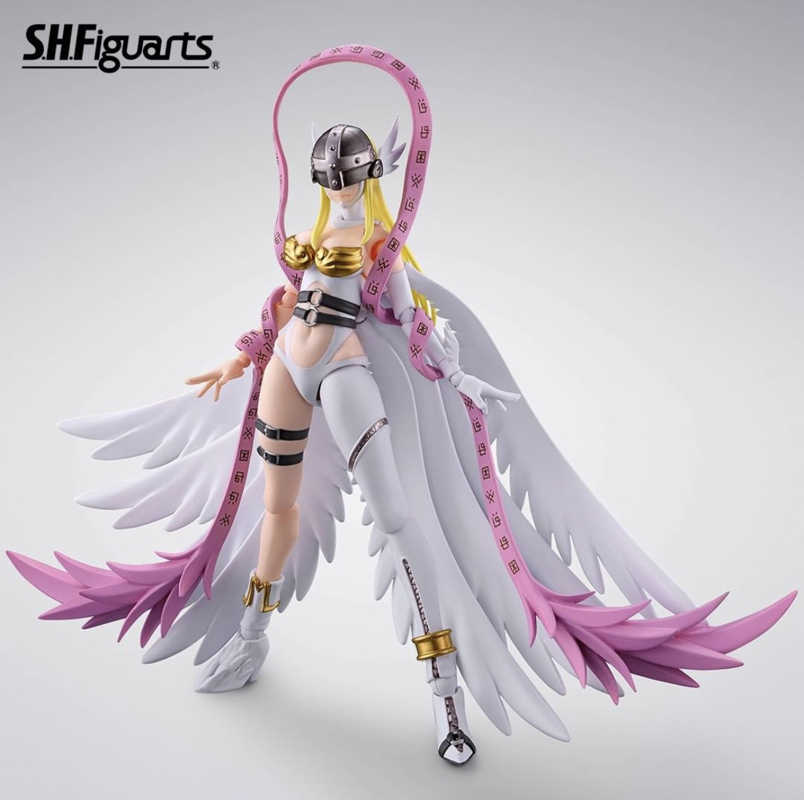 BandaiCollect's tweet photo. Where the Digimon fans at? Angewomon joins S.H.Figuarts! Featuring a completely new sculpt that captures the on-screen appearance and proportions perfectly! Be on the lookout for pre-orders to open soon. #digimon #SHFiguarts #TamashiiNations #shf https://t.co/Vk2PylMvZ4