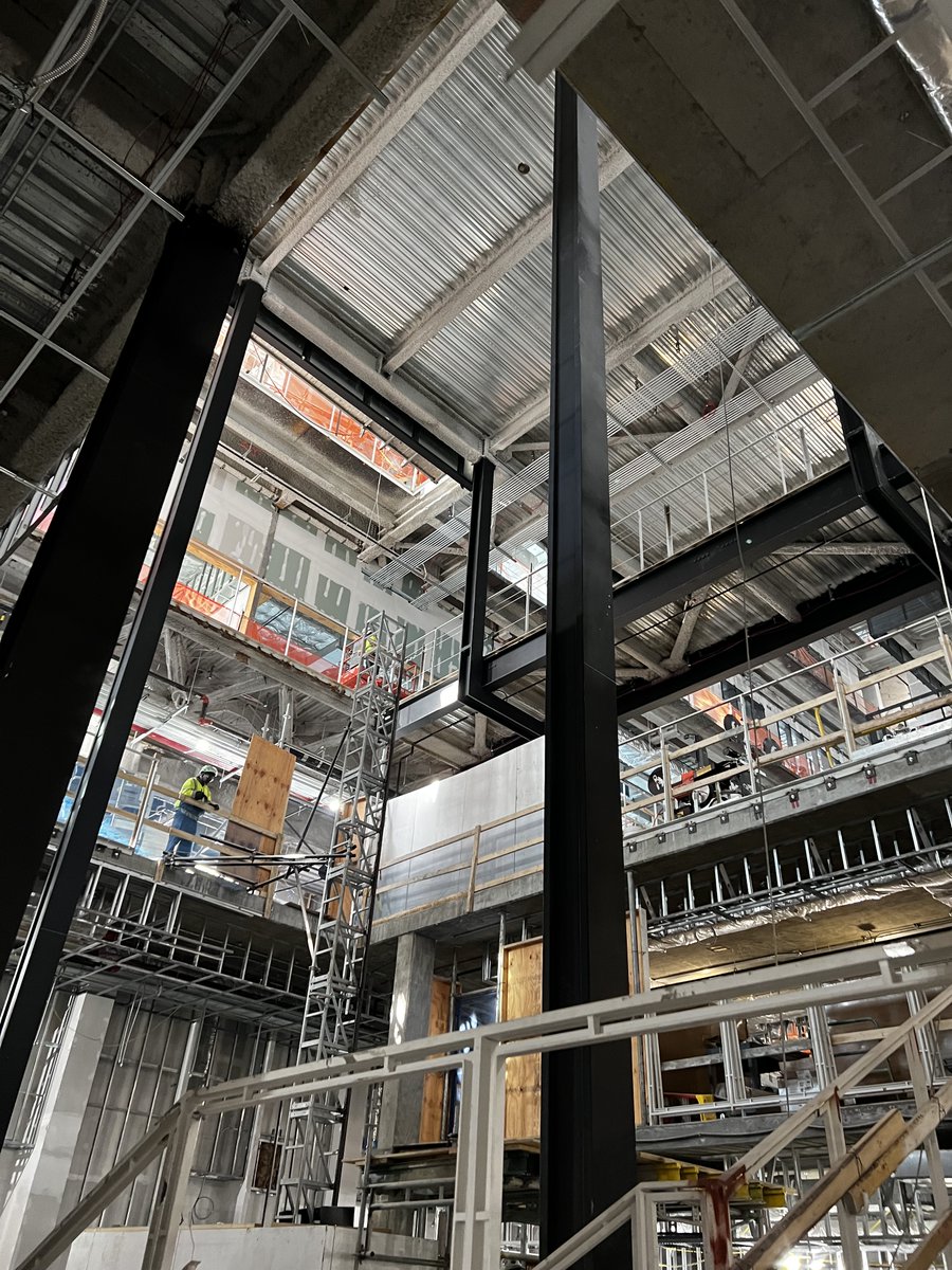 BTreeStudios's tweet photo. We stopped by @JohnsHopkins's 555 Penn Avenue yesterday, we can't wait for everyone to see the finished building next fall!

@SmithGroup @wspusa @LERA_Engineers @ClarkBuilds https://t.co/uu0Eu3pJFo