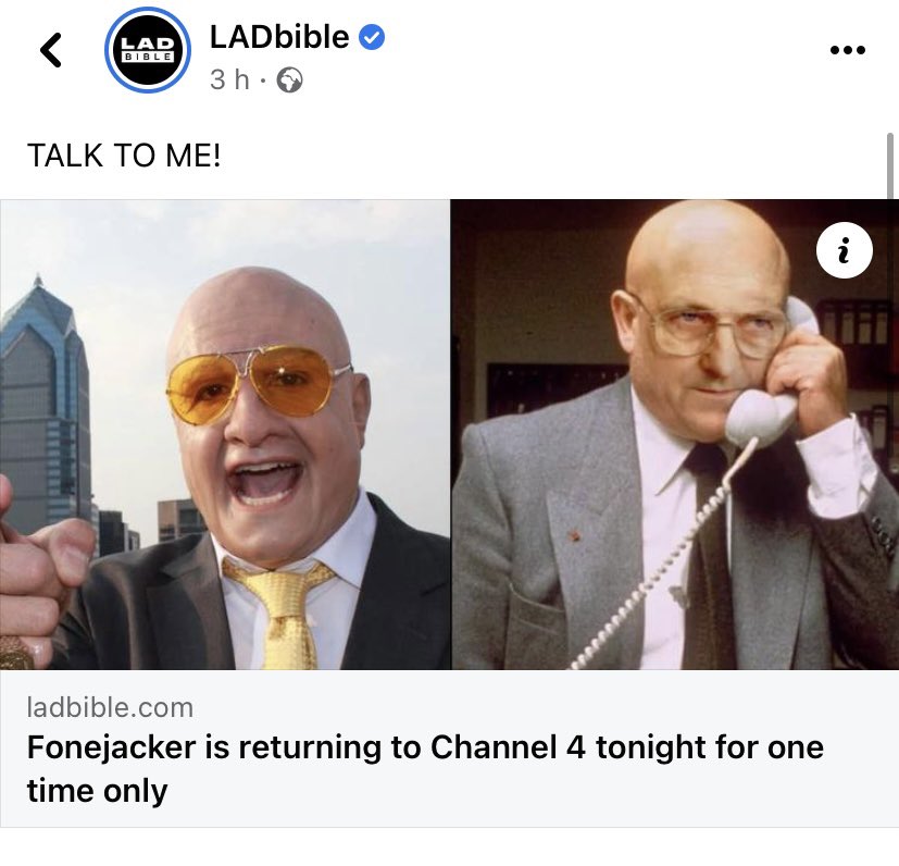 djelski's tweet photo. Talk To Me #fonejacker #channel4 https://t.co/jRlcaV0QDS