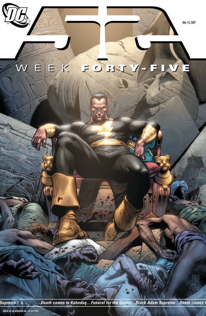 52 - Week 45 - March 2007 

Cover art by JG Jones

Black Adam reigns supreme

#dccomics #BlackAdam #jgjones