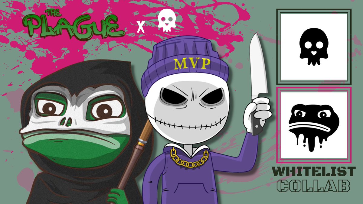 We are psyched up to announce that <a href="/ThePlagueNFT/">The Plague Of Frogs 🐸</a> has OFFICIALLY joined our Halloween Party🔥🎉

To celebrate, we are having a huge giveaway in our Discord Channel🤯
🐸 1x The Plague NFT
🎃 10x Spooky Dude OG 

1️⃣ Like, RT, Tag 2 Fren
2️⃣ Join 👉 discord.gg/Sz9AFCHskA

#NFT #SPKY
