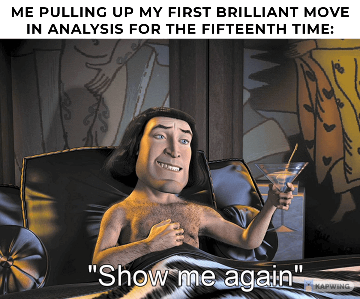 DonkeyChess's tweet photo. Everyone remembers their first time 😅 https://t.co/tGANCQY6iJ