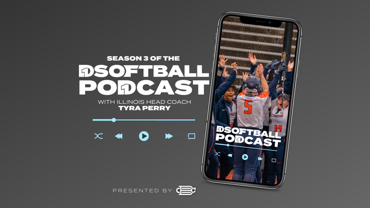 Listen to the latest episode of the #D1Softball Podcast featuring Illinois head coach Tyra Perry 🎙 @IlliniSB x @TyraPerry13 presented by @batclubusa d1softball.com/the-d1softball…