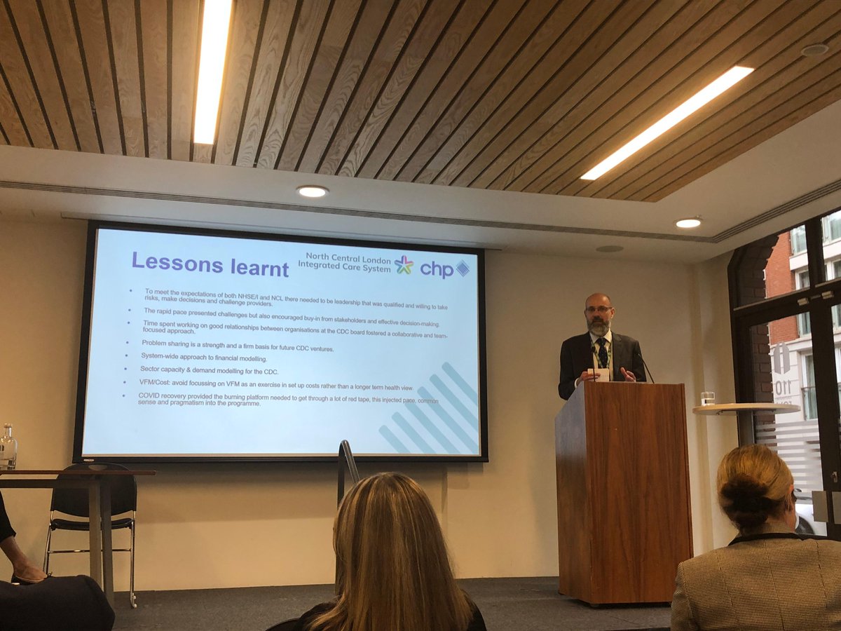 CHP_estates's tweet photo. Great to be speaking alongside @NCL_ICS Director of Estates, Nicola Theron to share experience and lessons learnt from Finchley Memorial Hospital Community Diagnostic Centre one year on yesterday @HFMA_hub #HFMestates22. 

Thank you for having us! https://t.co/ysW5QGW3Fy