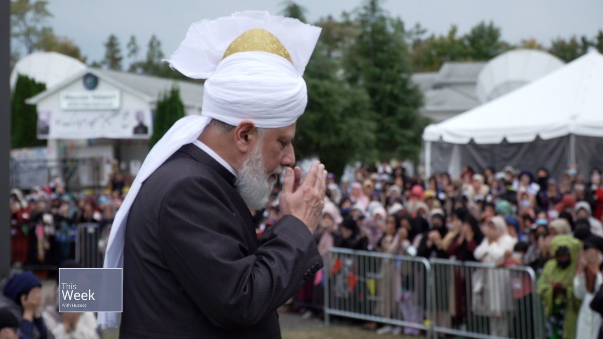 NewsMTA's tweet photo. This Week With Huzoor - USA 2022 Tour Special [Final Part] premieres in less than half an hour: https://t.co/9cHfYq1NQE

@muslimtv @MuslimTVUSA https://t.co/FacWNpr890