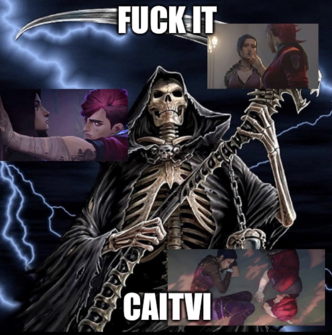 hextechies's tweet photo. FUCK IT #CAITVI M LOSING IT https://t.co/vtNO6DMjyv