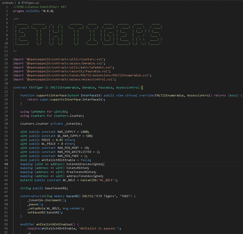ETH Tigers 🐯 FREE MINT tweet media