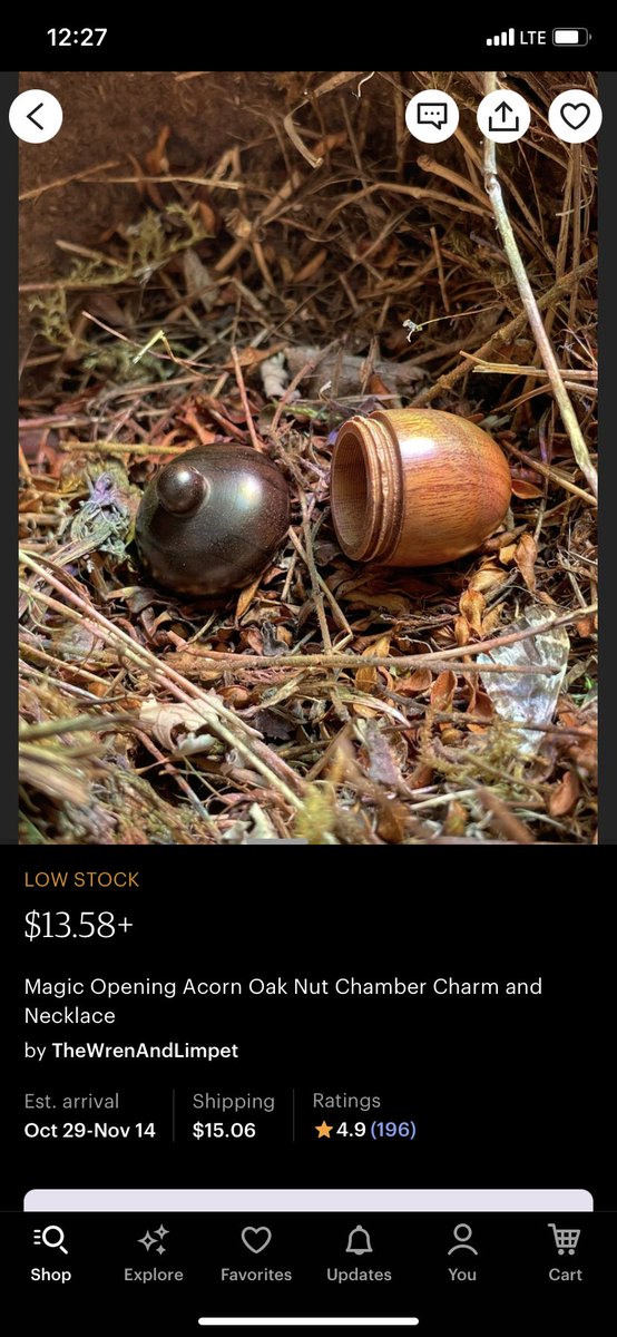 13jake9's tweet photo. Brb hiding a nug in an acorn https://t.co/7DV9MfoMr7