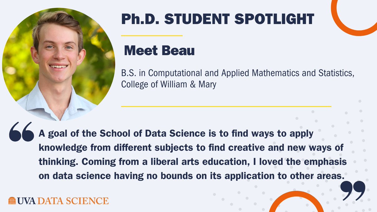Happy Feature Friday! 📸✨ Meet Ph.D. student Beau. Learn more about his journey ➡️ lnkd.in/e7BP5R-U