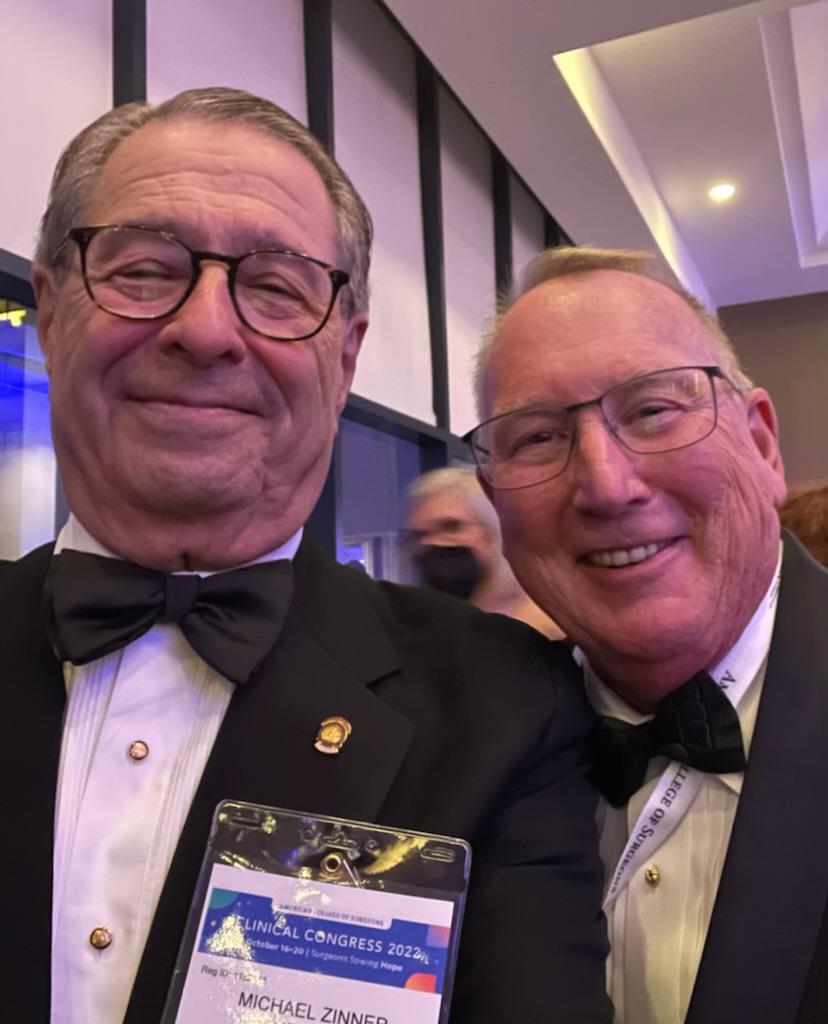 Michael Zinner M.D. (@michaelzinnermd) on Twitter photo As a former Chairman of the Board for <a href="/AmCollSurgeons/">American College of Surgeons</a>, it was an honor to welcome the initiates who became an #ACSFellow in the #ACSCC22. This was a special time to reconnect with Pres. Christopher Ellison, Exec. Dir. <a href="/pturnermd/">Patricia L. Turner, MD, MBA, FACS</a> & other colleagues I've made throughout my career! As a former Chairman of the Board for <a href="/AmCollSurgeons/">American College of Surgeons</a>, it was an honor to welcome the initiates who became an #ACSFellow in the #ACSCC22. This was a special time to reconnect with Pres. Christopher Ellison, Exec. Dir. <a href="/pturnermd/">Patricia L. Turner, MD, MBA, FACS</a> & other colleagues I've made throughout my career!