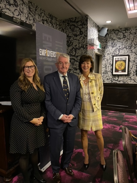 Delighted to have Dr. Pat Parfrey attend our CEO Roundtable yesterday for a conversation about Health Accord NL.  Employers are excited and eager to assist in any way they can with transformation of healthcare. #HealthAccordNL #HealthAccordBlueprint #CEORoundtable