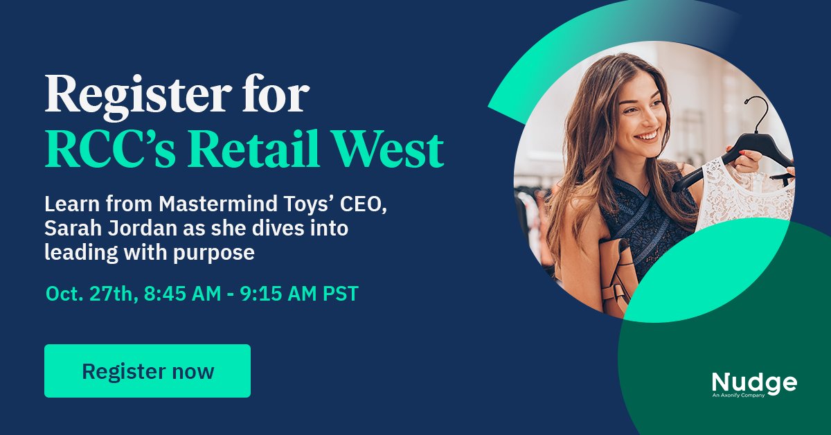 The <a href="/RetailCouncil/">Retail Council of Canada</a>'s Retail West Forum is just a few days away, and we’re thrilled to be a sponsor! But we’re even more excited to invite you to see one of Canada’s retail visionaries hit the stage: Sarah Jordan, CEO of <a href="/MastermindToys/">Mastermind Toys</a>! See you there! retailwest.ca