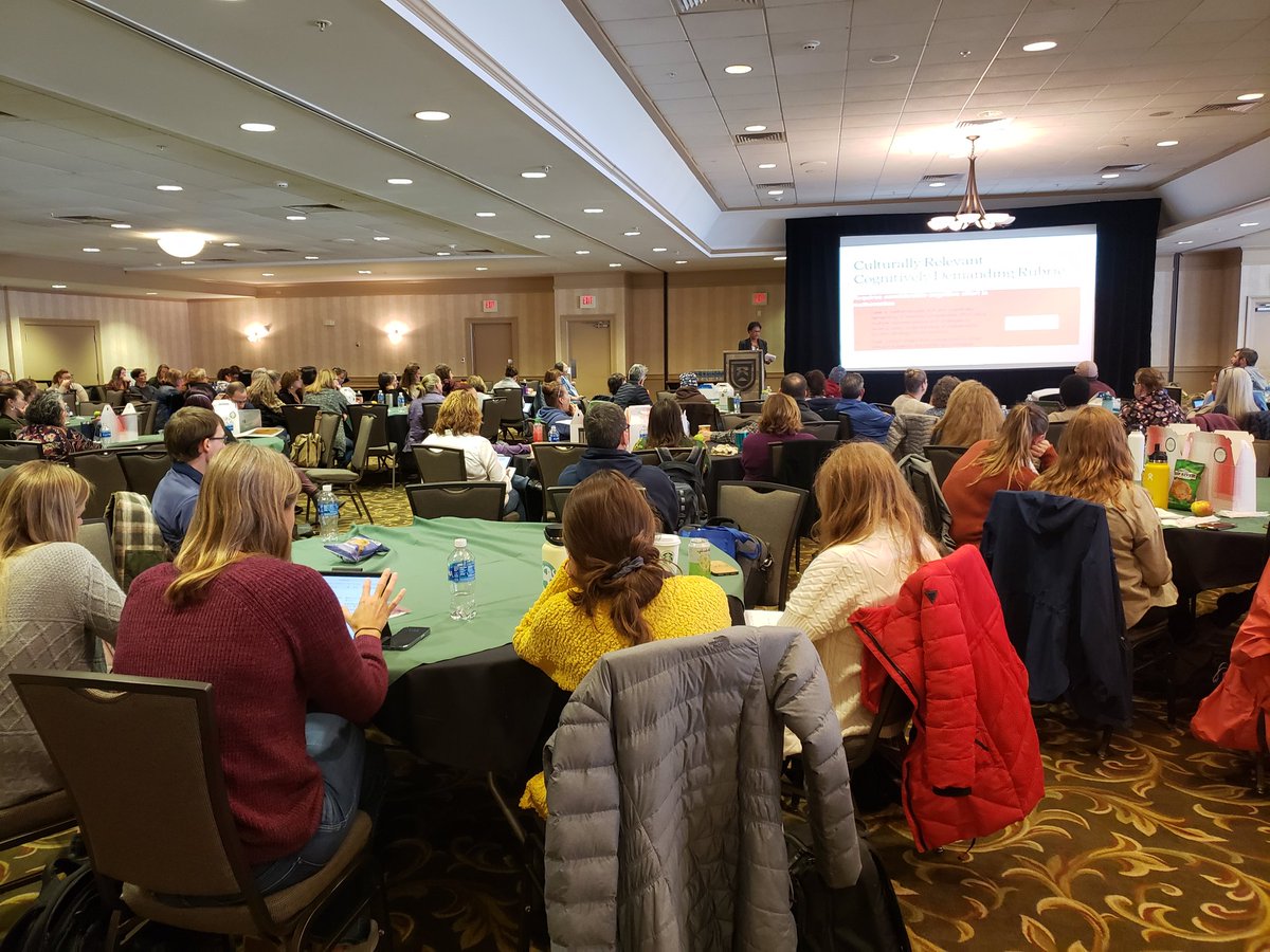 MonicaHousen's tweet photo. "Students have great ideas, we just need to tap into them"

#FallinLoveWithMath in Killington. VT

Keynote talk by @ShellyMJones1 @ATMNE_math @VermontMath https://t.co/XJH4b3M6Se