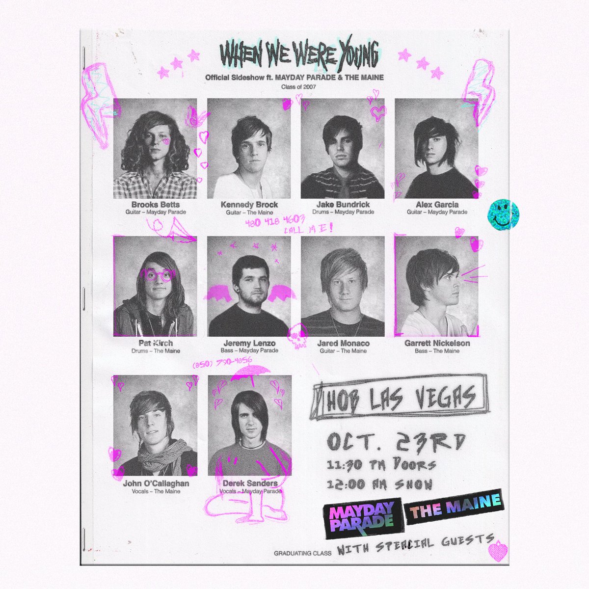 Tickets to <a href="/maydayparade/">Mayday Parade</a> and <a href="/themaine/">The Maine</a>'s When We Were Young Fest Sideshow at the House of Blues in Las Vegas are almost sold out! Grab tickets at shops.ticketmasterpartners.com/wwwy