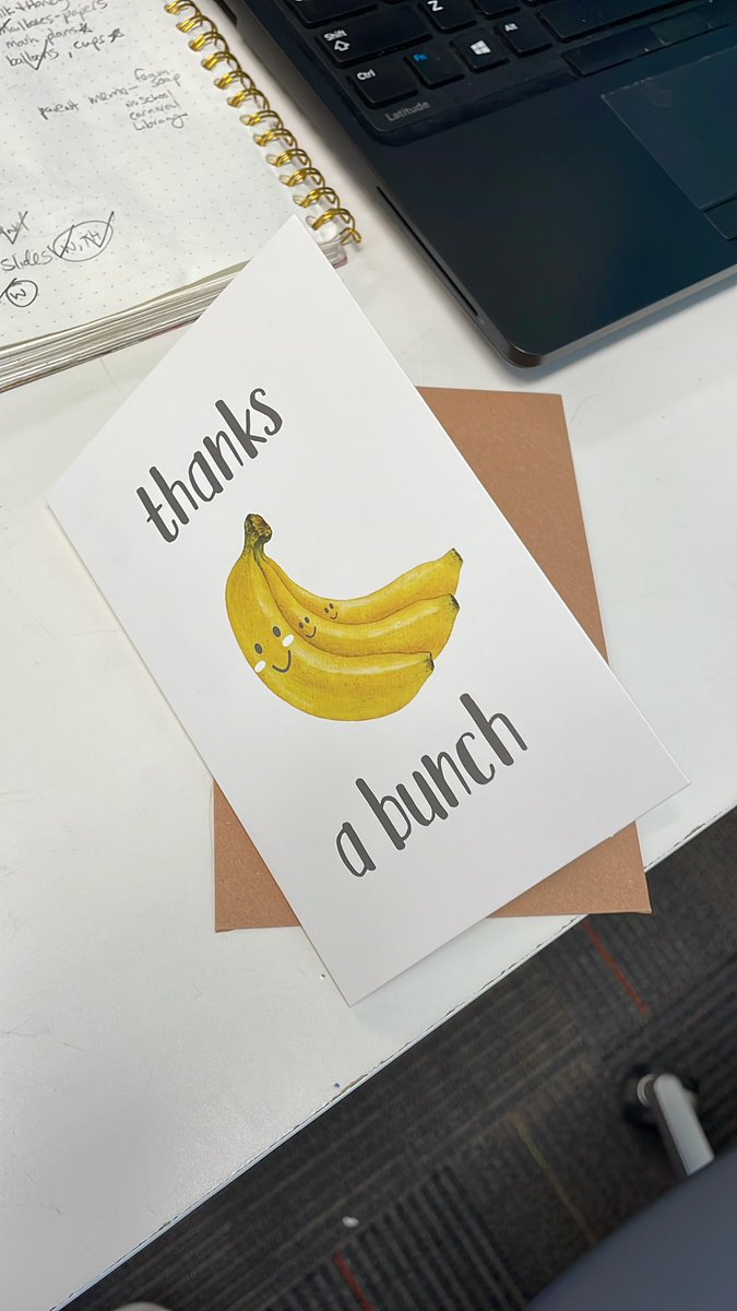 Levitanelephant's tweet photo. Sending a note of thanks is a perfect way to spread joy on a Friday. Also, THANK YOU TO OUR AMAZING PTA for lunch today. Delicious food = joy! @ibmarvel @LME_Lions  #LMEjoy https://t.co/bIdjZF2PID