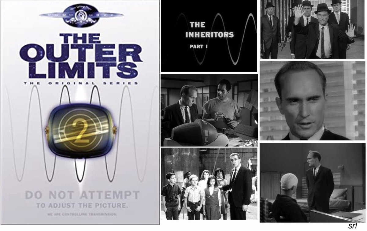 SaveRedlandLibr's tweet photo. 8pm TODAY on @TalkingPicsTV
From 1964, s2 Ep 10 of #TheOuterLimits - “The Inheritors: Part I” directed by #JamesGoldstone from a teleplay by #SeelegLester & #SamNeuman
🌟#RobertDuvall #DonaldHarron #JamesShigeta #SteveIhnat
#VicPerrin narrates the introduction & epilogue https://t.co/q2x50jAcLY