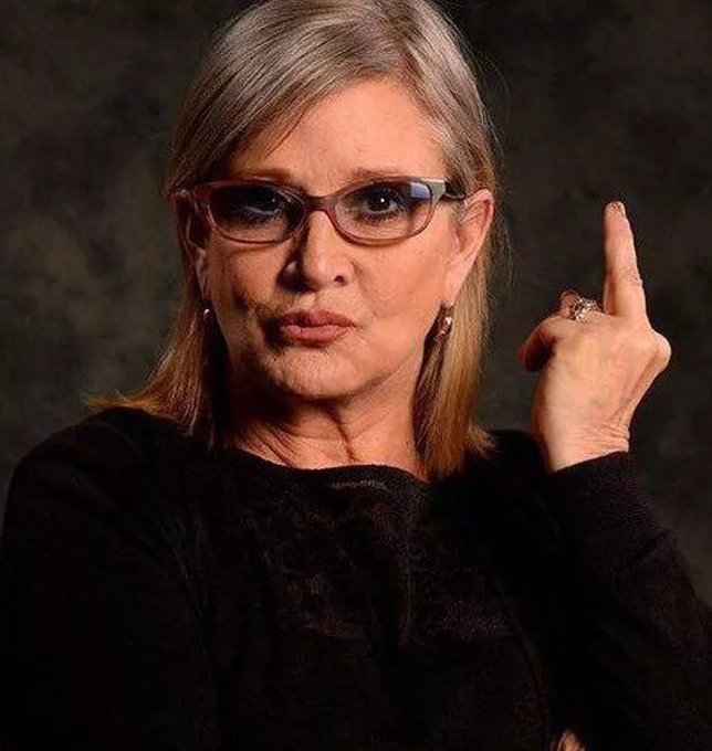 Happy heavenly birthday to the wonderful Carrie Fisher. 