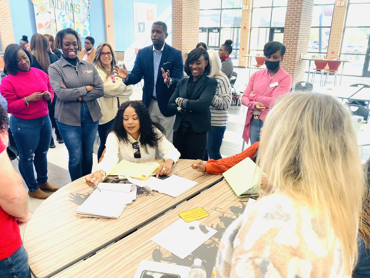 DrEmilyAMassey's tweet photo. What a great day of collaboration with the DCSS Academics and District Effectiveness Teams! #Clarity #Coherence #Communication @SmithCheryl12 @vinsonrdavis @TheDocoSupe @DoCoSchools https://t.co/qC3vVh7Tjx