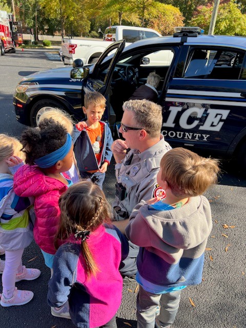 We loved visiting with students at the Plymouth Haven Christian Preschool earlier today! Thanks for having us! #FCPD
