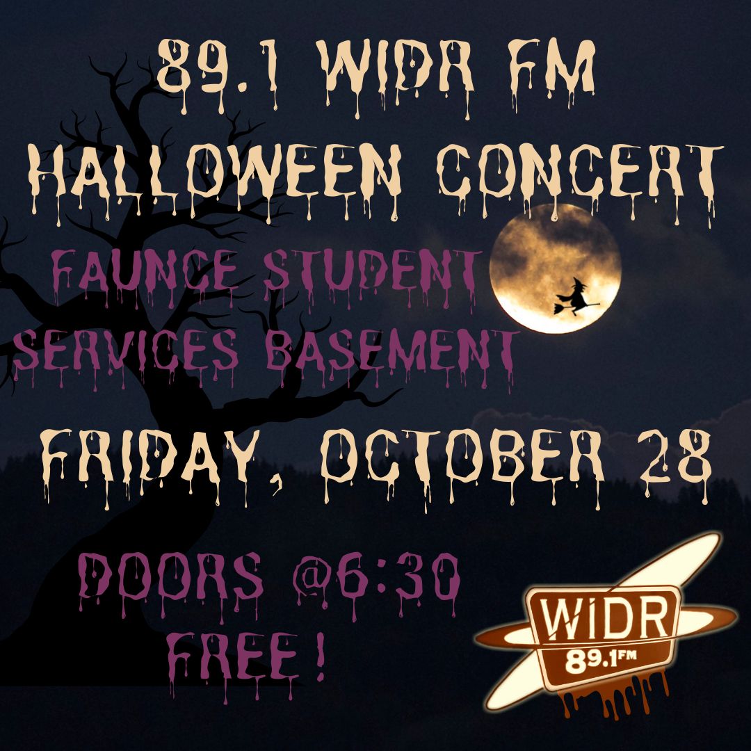 Mark your calendars and get ready to start Halloween Weekend off right! You don't want to miss this FREE on campus concert!