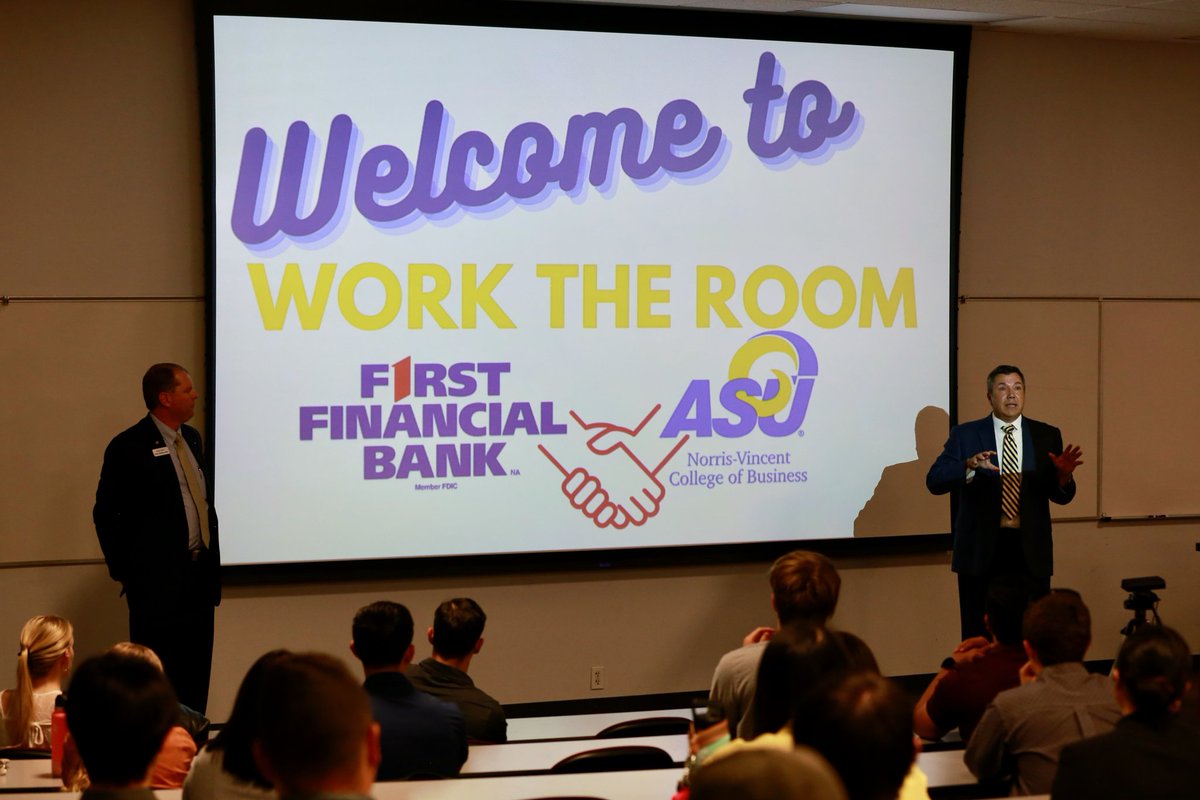 AngeloStatePres's tweet photo. I was excited to be part of the launch of our new banking program in the NVCOB! While still in its early stages, our program will mirror Texas Tech's Excellence in Banking program, and is designed to produce top-notch bankers to help our students succeed after graduation. https://t.co/dtCIslQWrb